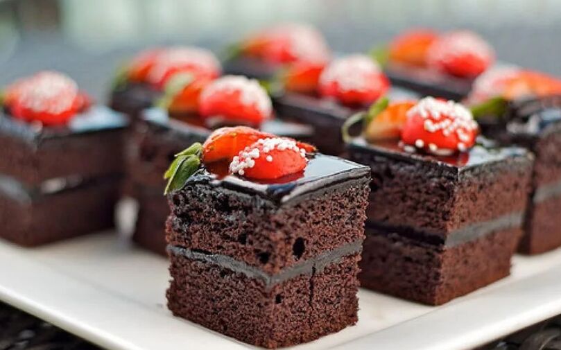 Bolos de chocolate