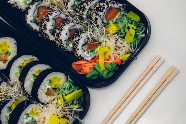 sushi para a dieta xaponesa