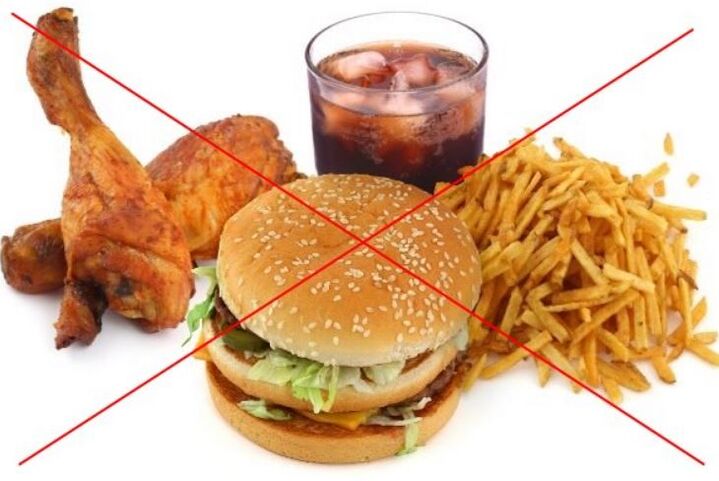 comida prohibida para a gastrite